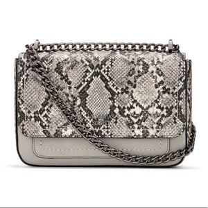 Victoria’s Secret Python Bond Street Shoulder Bag With Matching Wallet Included